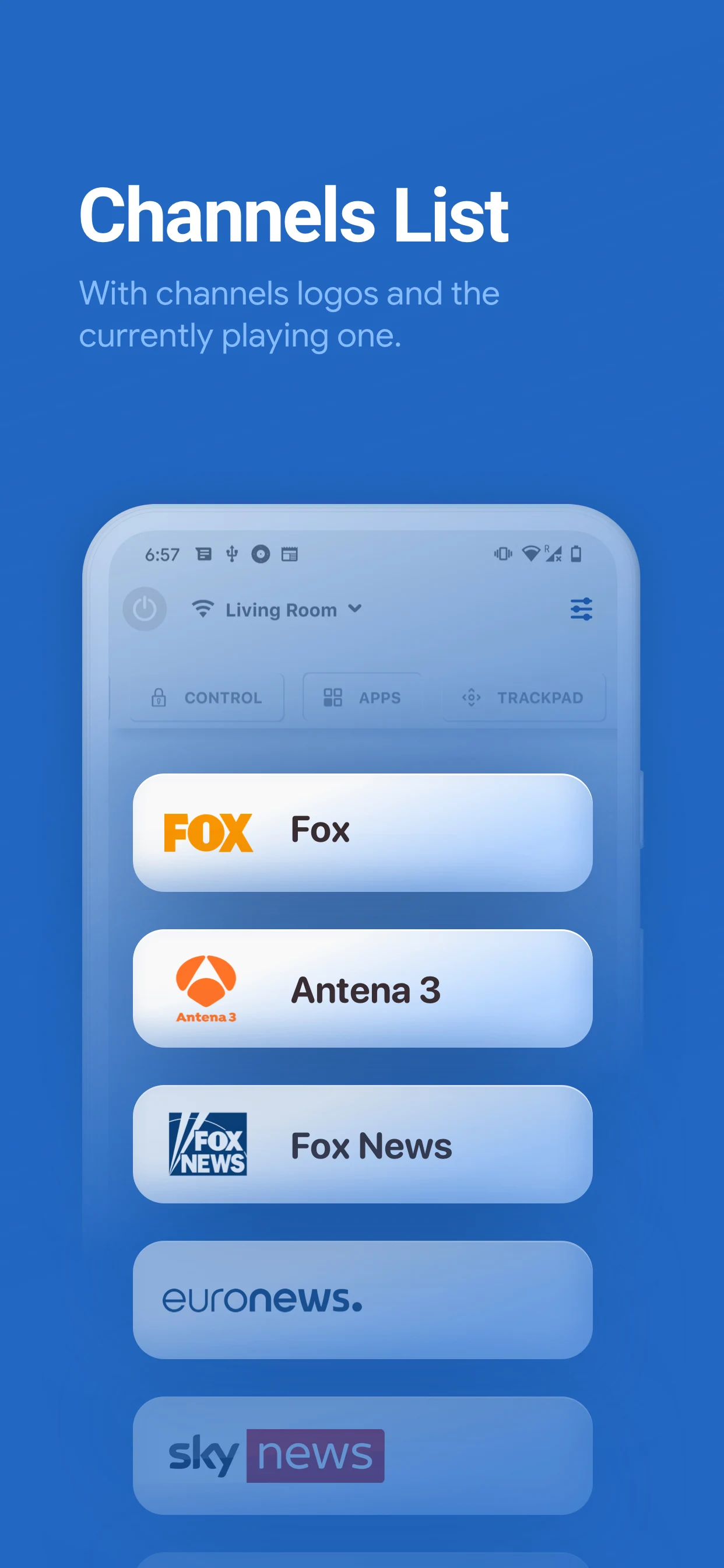 Samsung Smart TV Remote screenshot